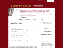Tablet Screenshot of buddhismbeliefs.org